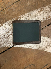 Regent - Billfold Wallet - Canvas & Leather - Green