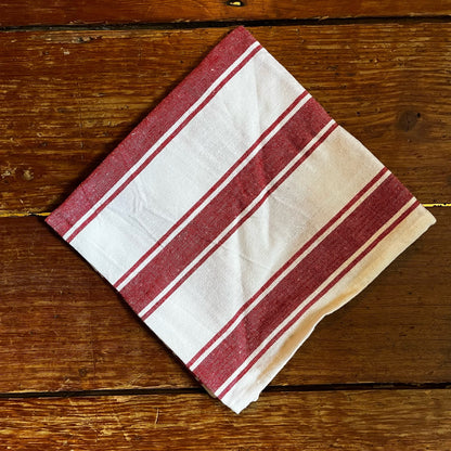 Red striped tea towel 3 pack