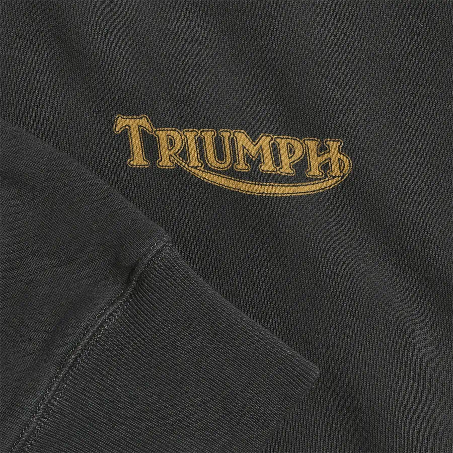 Triumph Circuit Sweatshirt Cotton Black Regent Tailoring