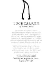Lochcarron - Ladies Check Wool Stole - Light Blue