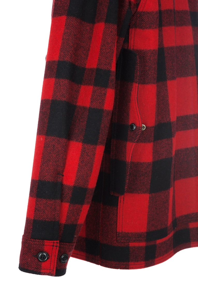 Filson - Mackinaw Wool Cruiser Jacket - Red and Black - Regent Tailoring