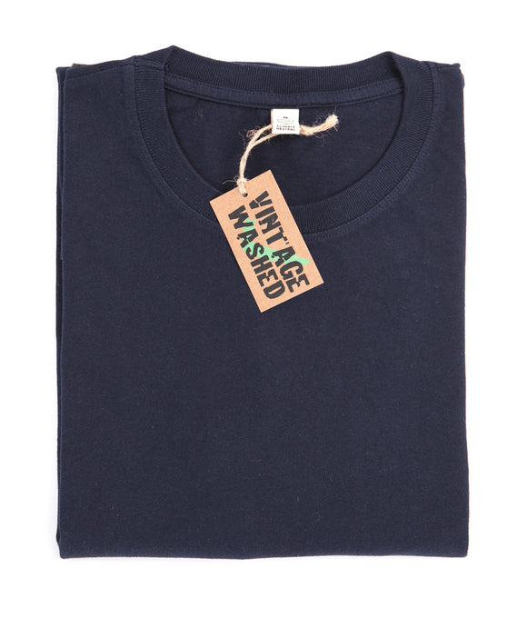 Organic - T-Shirt - Cotton - Navy - Regent Tailoring