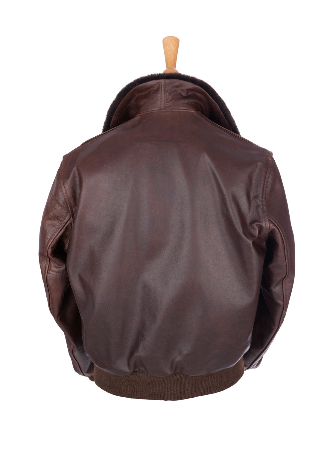 Regent and Aero Leather - A2 Bomber Jacket - Brown Steerhide - Regent Tailoring
