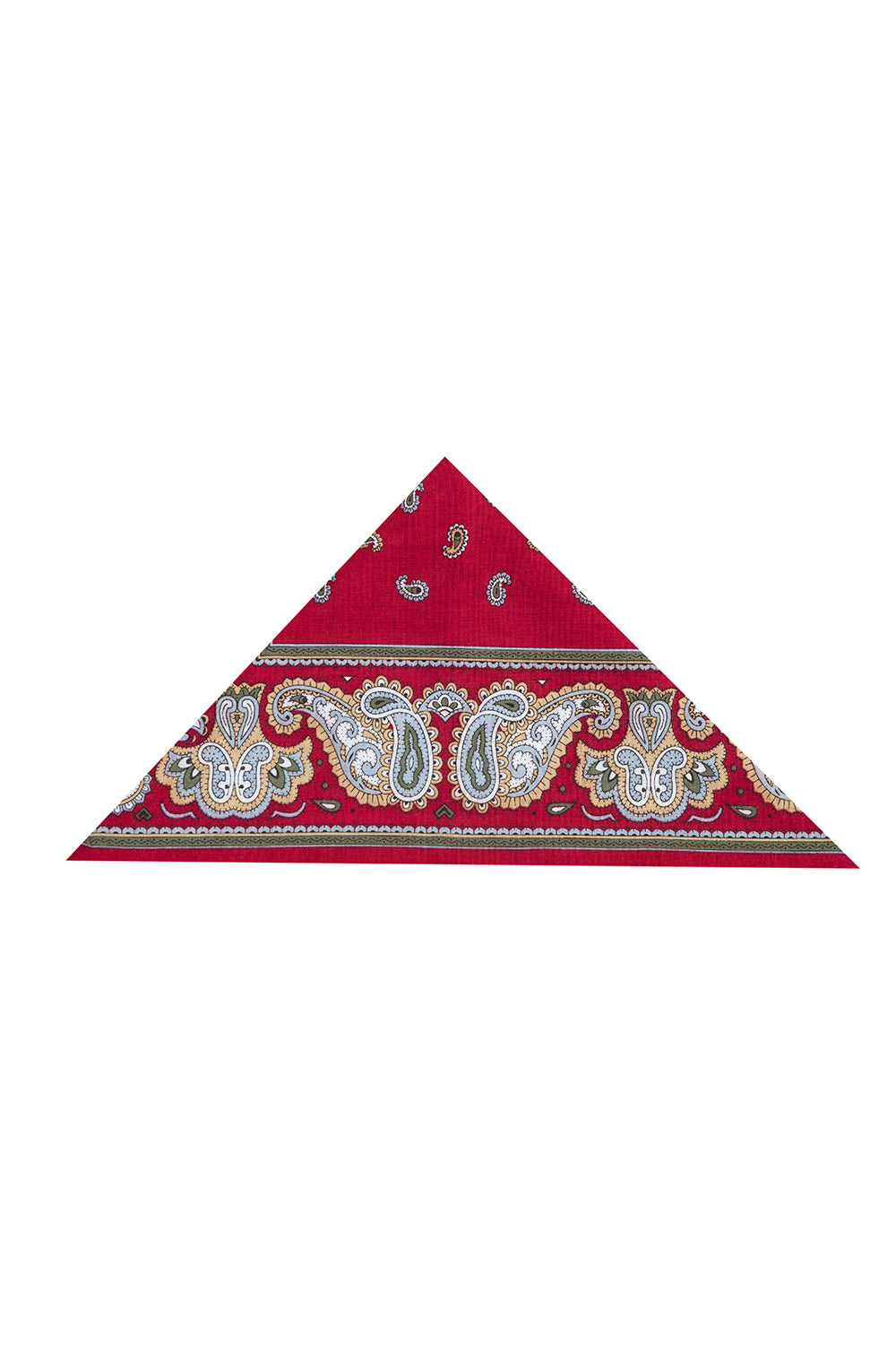 Regent - Cotton Hanky - Bandana - Burgundy Paisley - Regent Tailoring