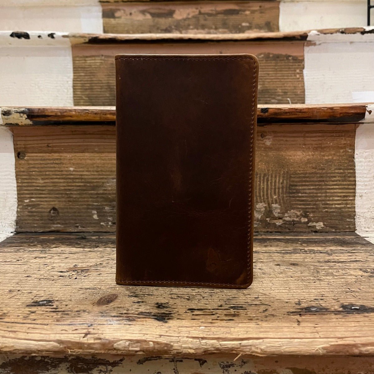Regent - Tall Leather Wallet - Rusty Blaze - Regent Tailoring Salisbury