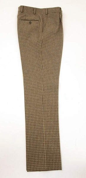 Regent - Trousers - Garbut - Lovat Mill Tweed - Brown and Eggshell Tweed