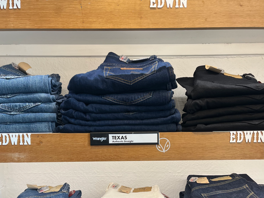 Jeans at Regent shop