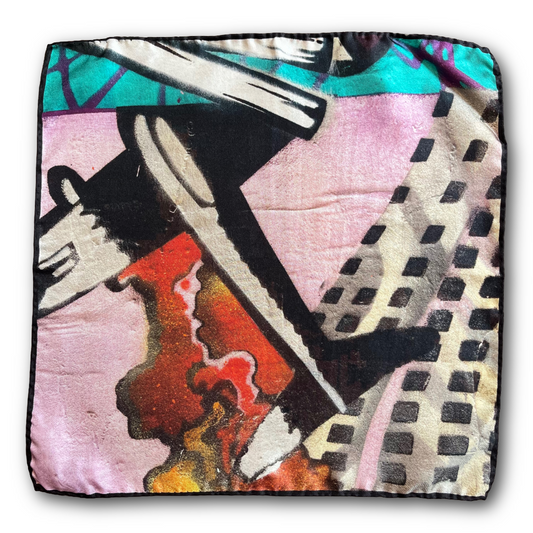 Regent - Silk Pocket Square - Plane