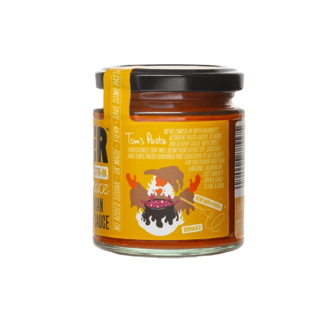 The Saucerer - Tom’s Calabrian Hot Pasta Sauce with Hot Honey - 190g