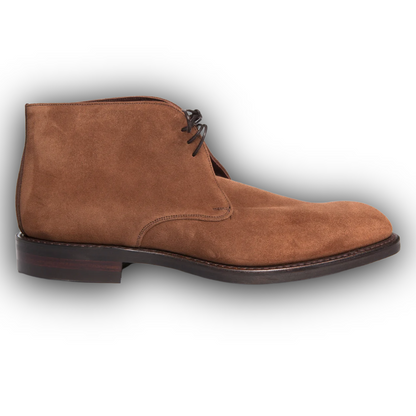 Regent - 'Badger' Chukka Boots - Brown Suede