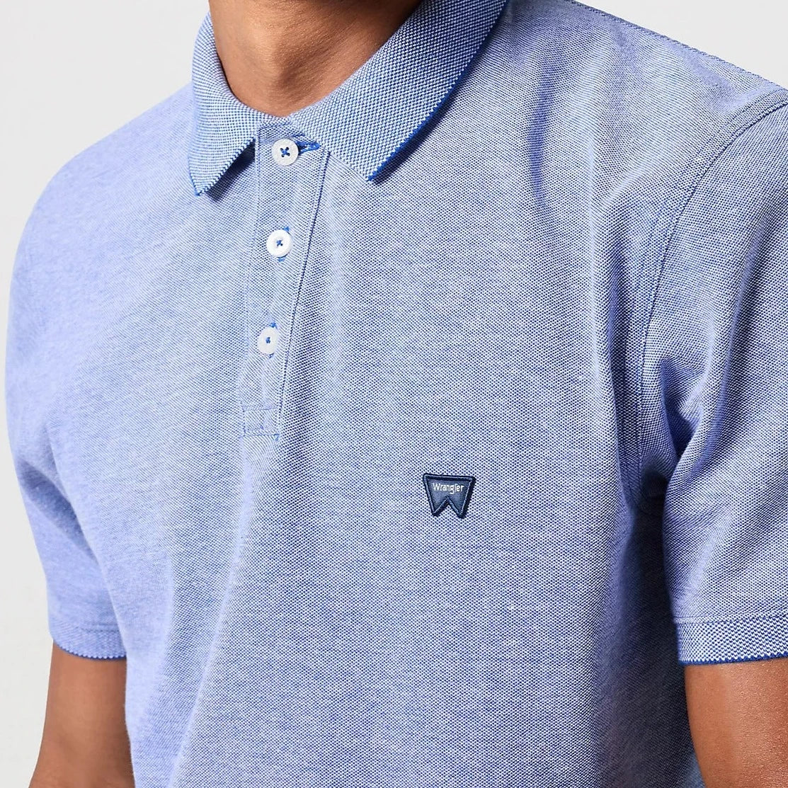 WRANGLER  - Refined Polo Shirt - Blue
