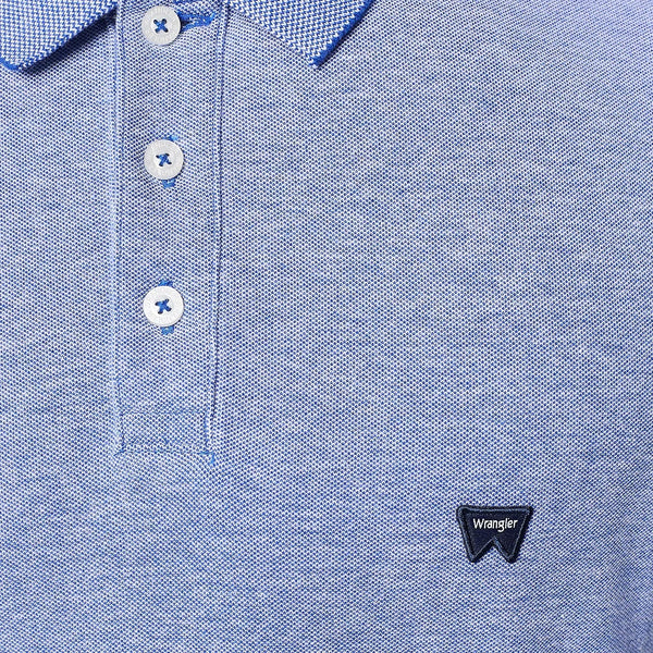 WRANGLER  - Refined Polo Shirt - Blue