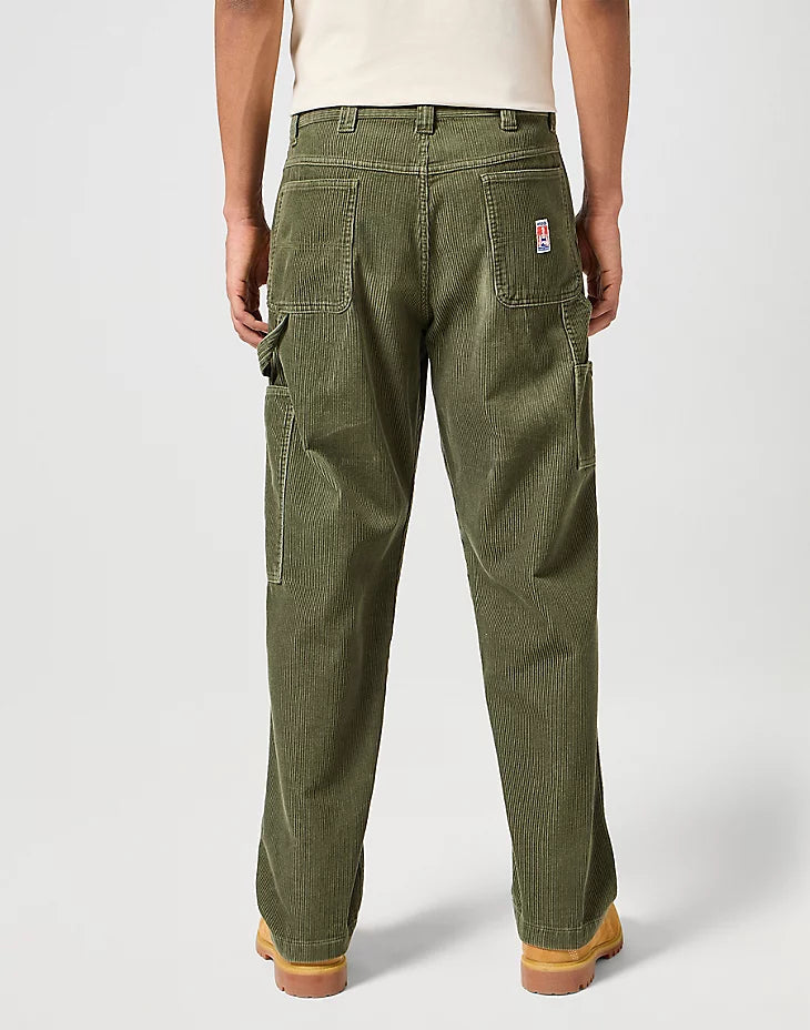 Wrangler - Casey Jones Cord Carpenter Pants - Ivy Green