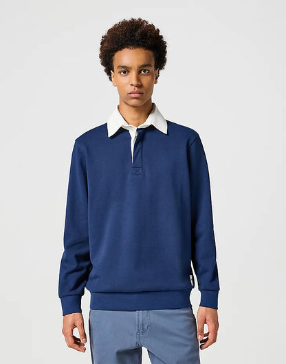 Wrangler - Polo Sweatshirt - Navy