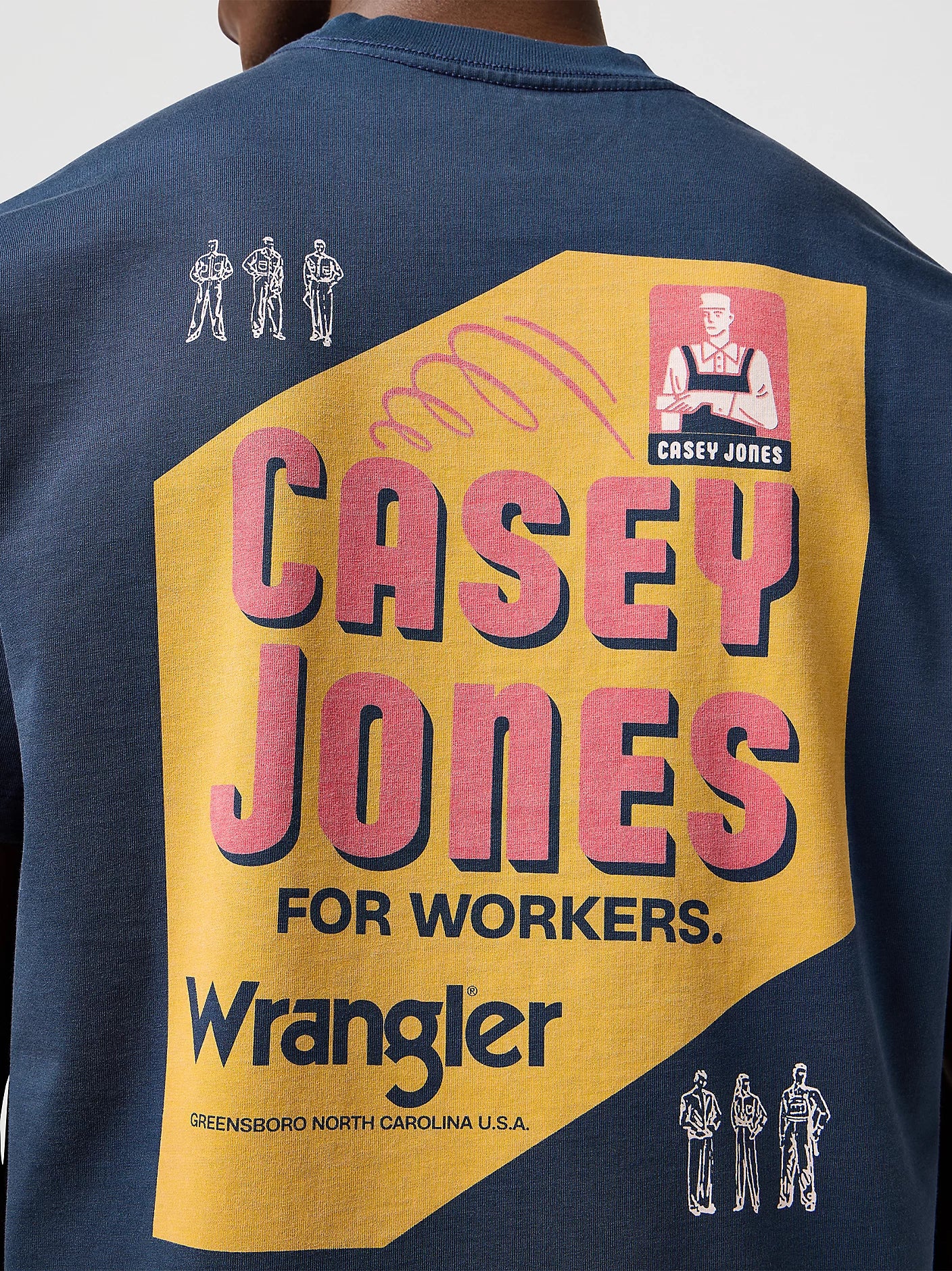 Wrangler - Casey Jones Graphic Tee - Navy