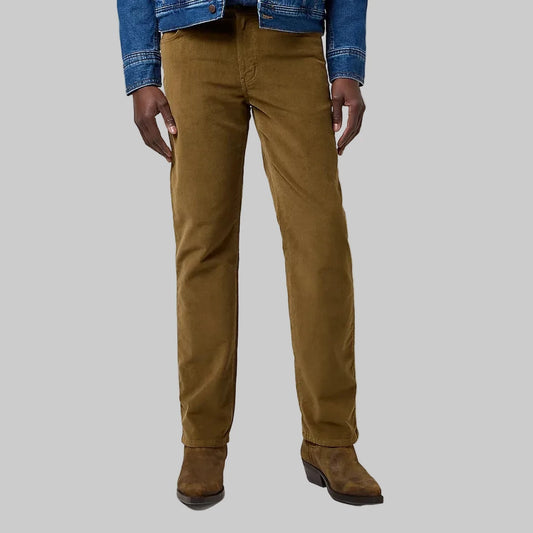 WRANGLER - Texas Corduroy Straight Pant - Kangaroo