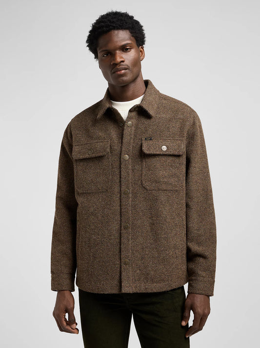 LEE Overshirt - Brown Jaspe