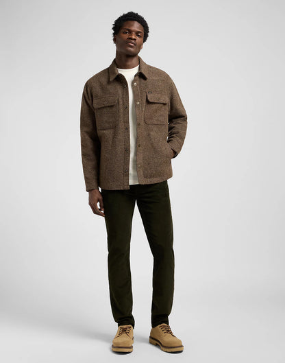 LEE Overshirt - Brown Jaspe