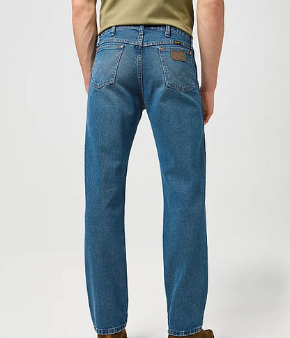 back of cowboy cut jeans