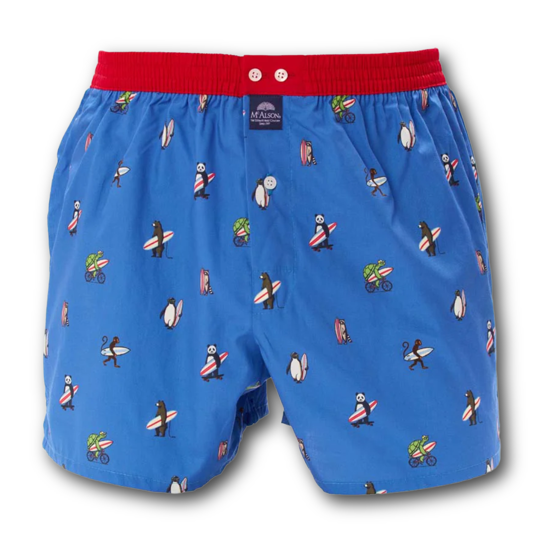McAlson - Boxer Shorts -  Surf Pals Blue