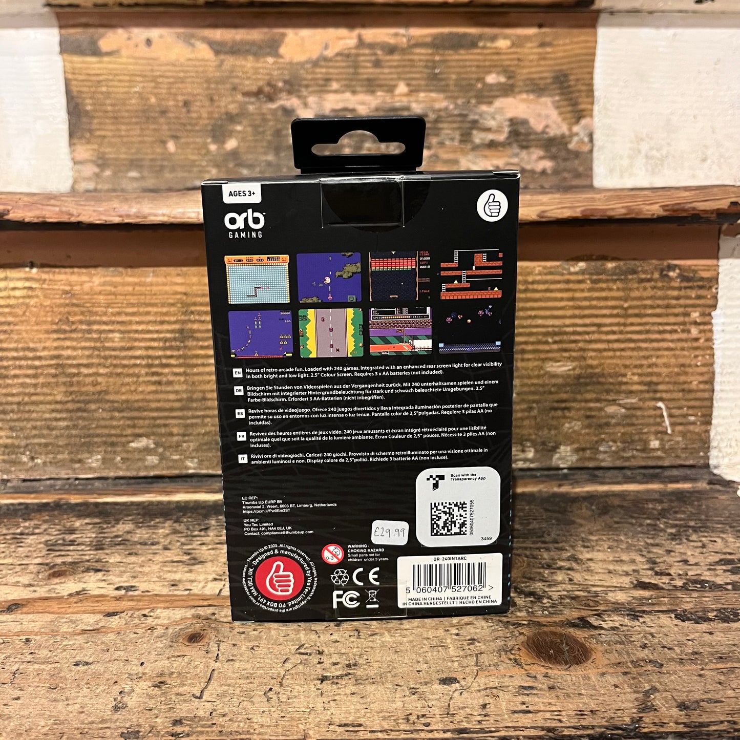 Orb - Retro Mini Arcade Machine (240-in-1 Games)