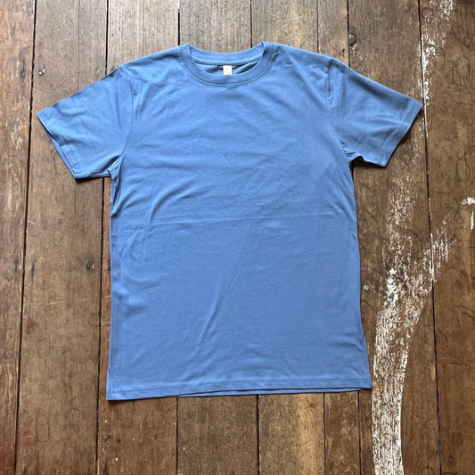 Regent - Basics - T-Shirt - Organic Cotton - Faded Denim