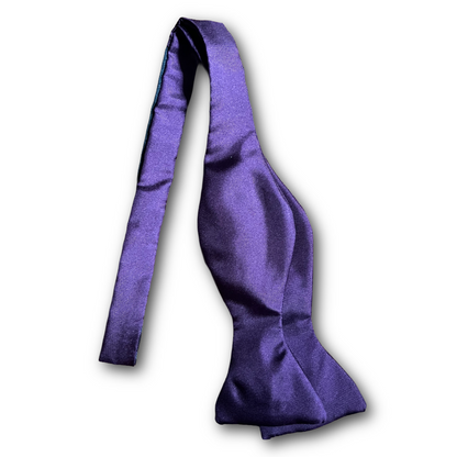 Regent - Silk Bow Tie - Plum