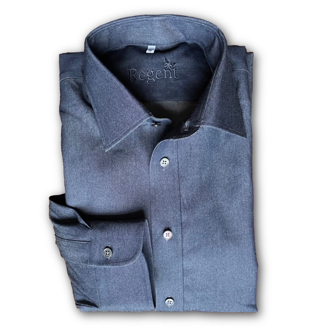 Regent Shirt- Scott - Dark Denim