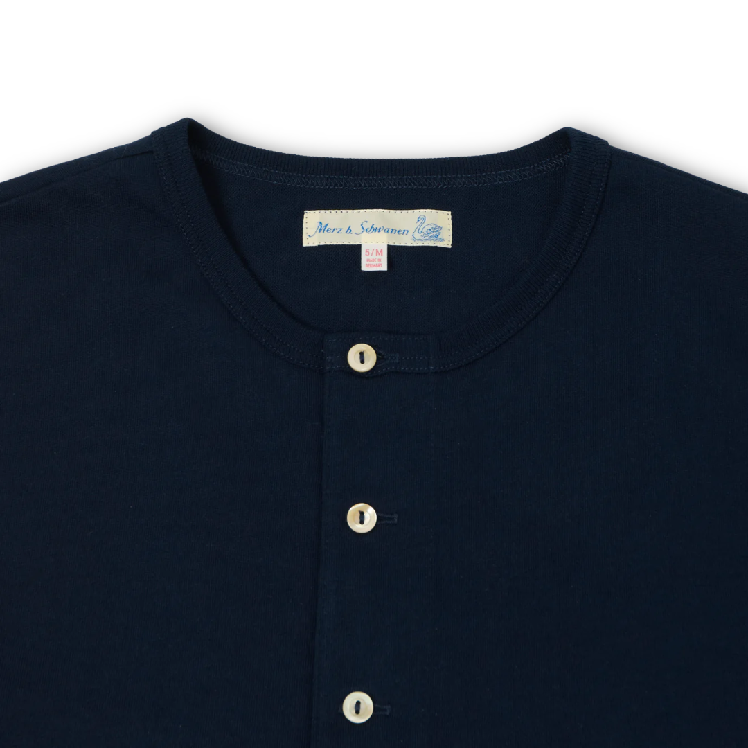 MERZ B. SCHWANEN - 2M06 Classic Fit Long Sleeve Henley