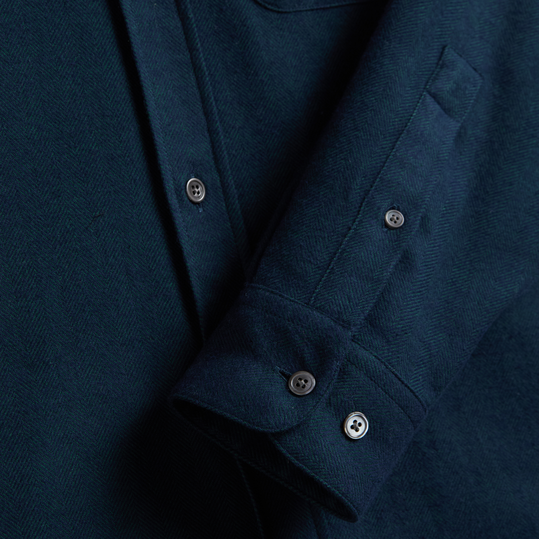 Portuguese Flannel - Espiga - Green