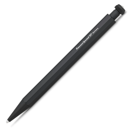 Black ben on a white background
