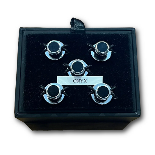 Regent - Black Shirt Studs