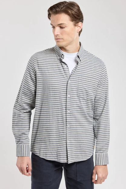 Armor Lux - Straight-Cut Striped Shirt - Cotton