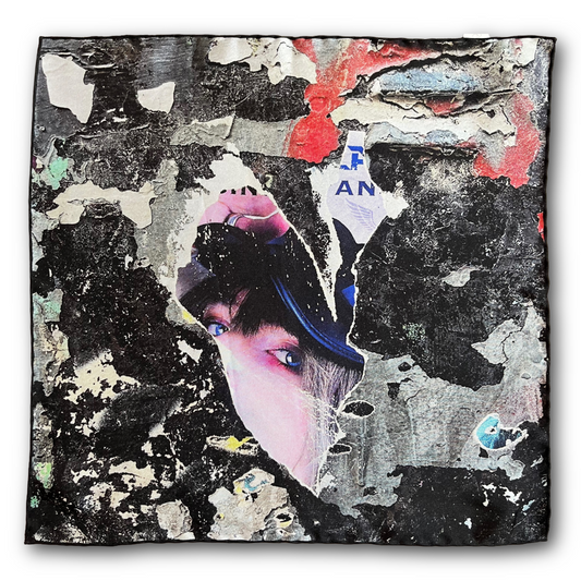 Regent - Silk Pocket Square - Graffiti Eye