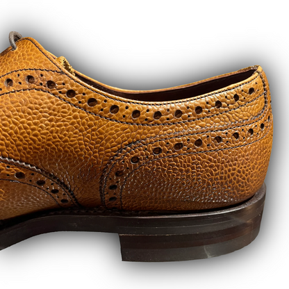 Regent - 'Denman II' Oxford Brogue - Almond Grain Leather