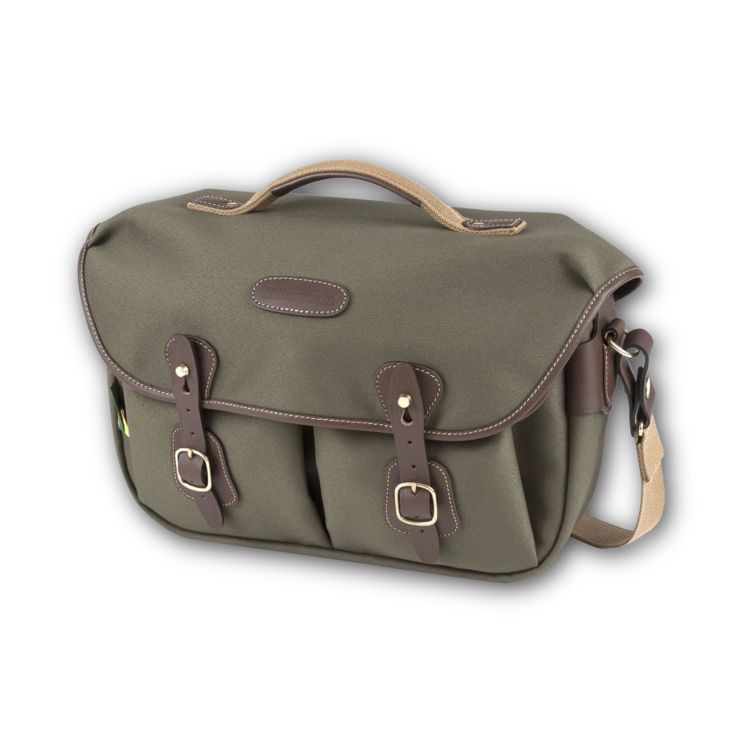 Billingham - Luggage, Travel & Camera Bag - Hadley Pro - Sage FybreNyte, Chocolate Leather