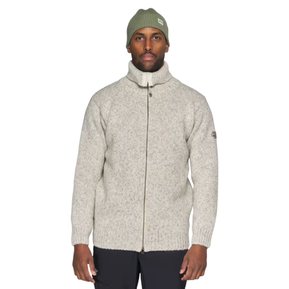 Devold - Nansen Wool Cardigan - Grey Melange