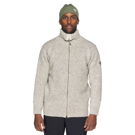Devold - Nansen Wool Cardigan - Grey Melange