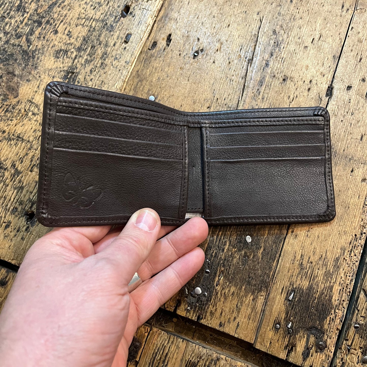 Regent - Billfold Wallet - Canvas & Leather - Orange