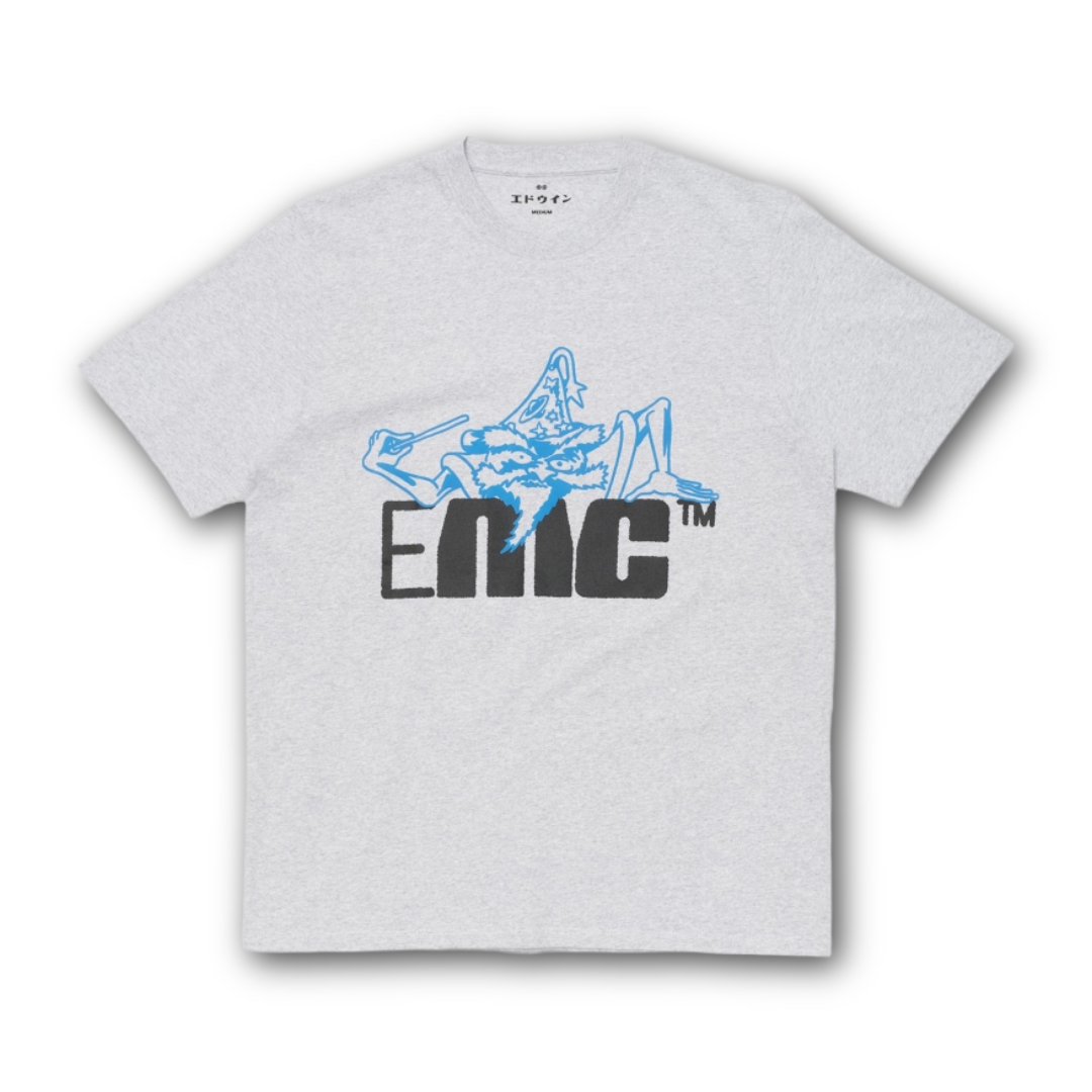 Edwin - Wizzard T-shirt - Grey Marl