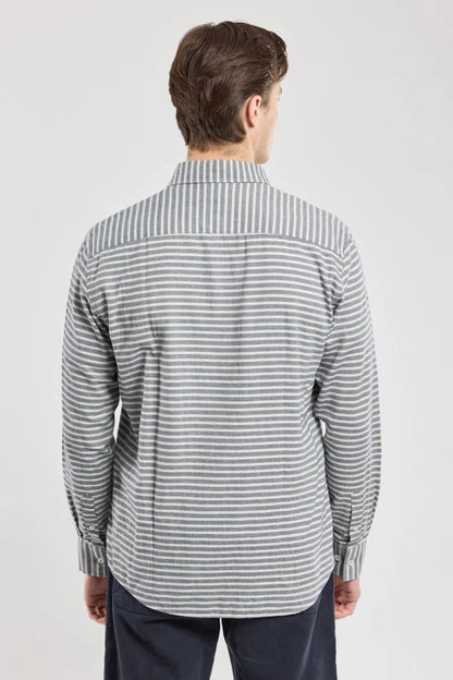 Armor Lux - Straight-Cut Striped Shirt - Cotton