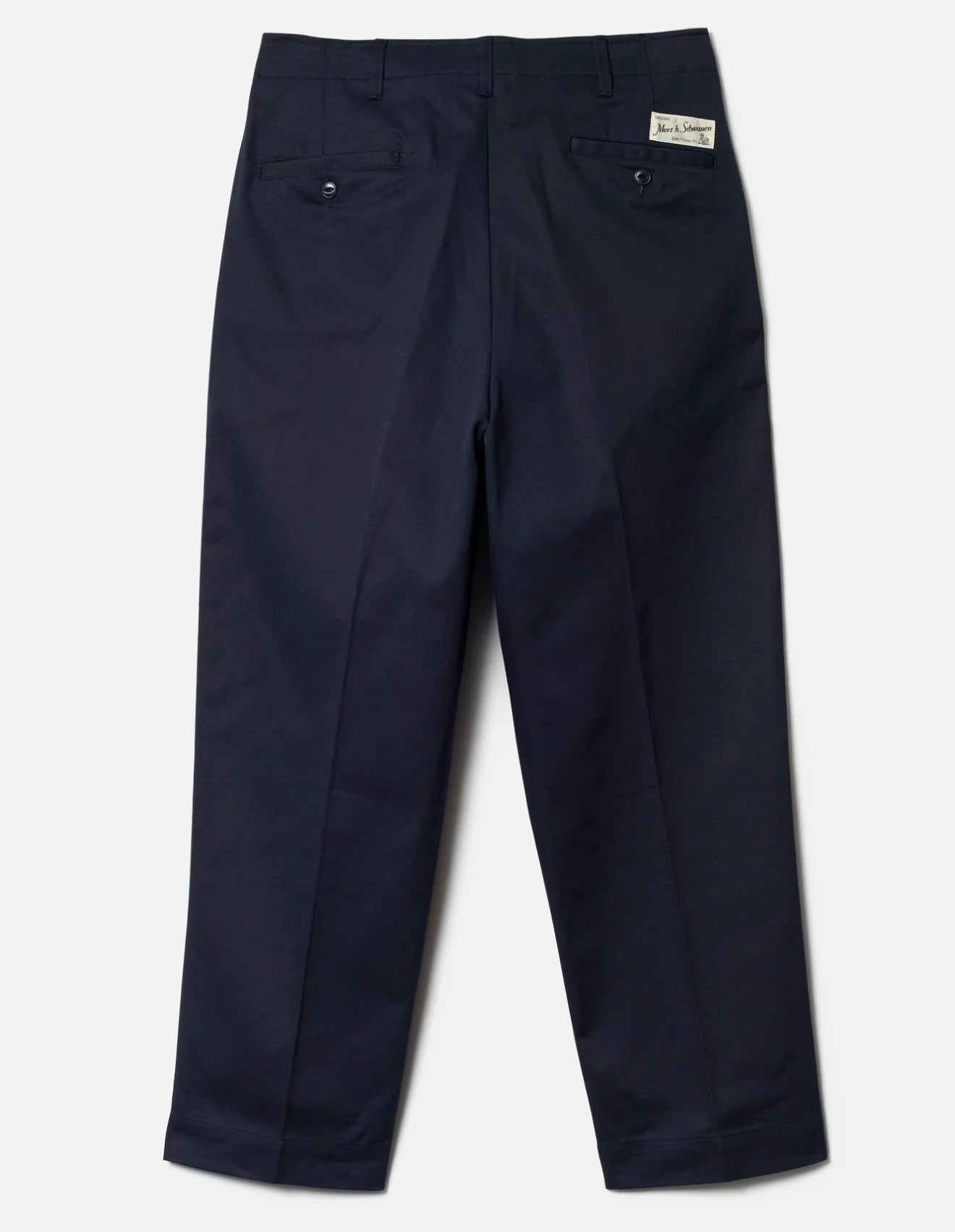 MERZ B. SCHWANEN - 1920s Cotton Twill Worker Chino - Dark Navy
