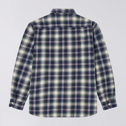 Edwin - Work Shirt LS - Navy/Green