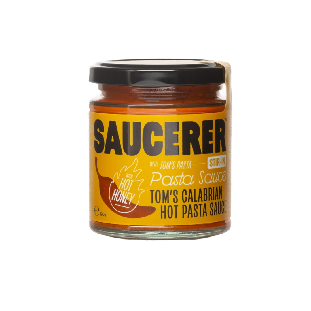The Saucerer - Tom’s Calabrian Hot Pasta Sauce with Hot Honey - 190g