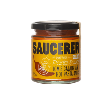 The Saucerer - Tom’s Calabrian Hot Pasta Sauce with Hot Honey - 190g