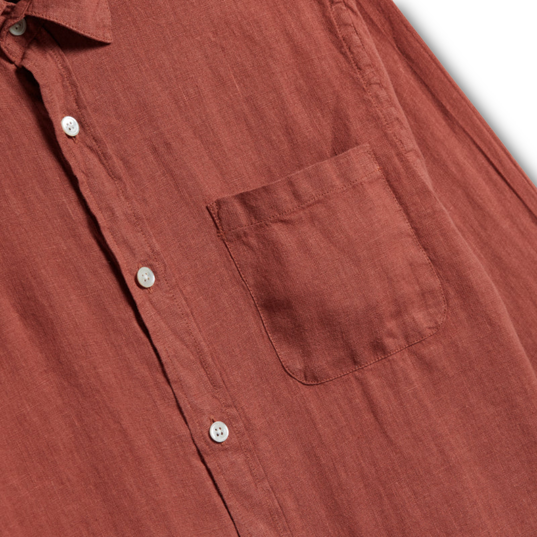 Portuguese Flannel - Linen - Terracota