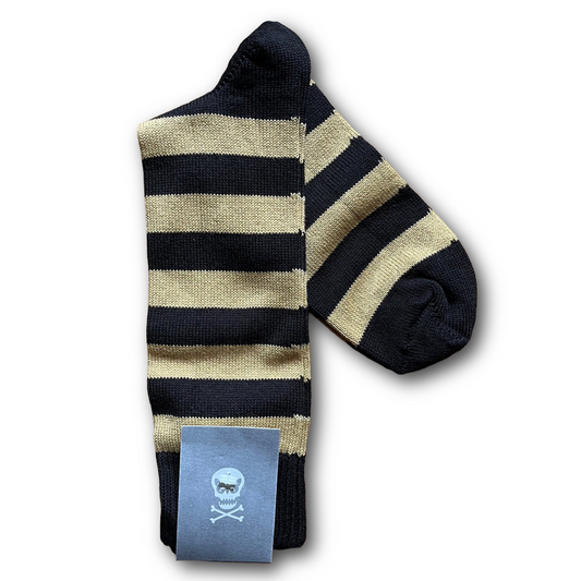 Gold and black regent special addition socks