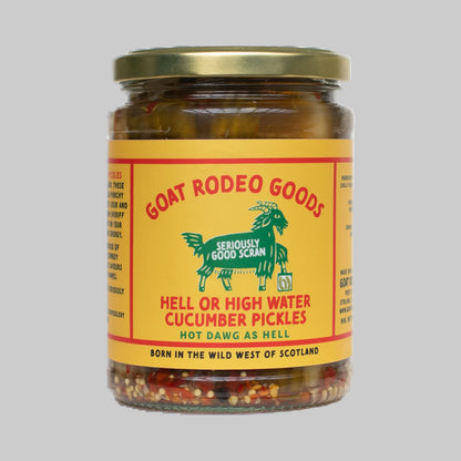 GOAT RODEO GOODS - HELL OR HIGH WATER CUCUMBER PICKLES