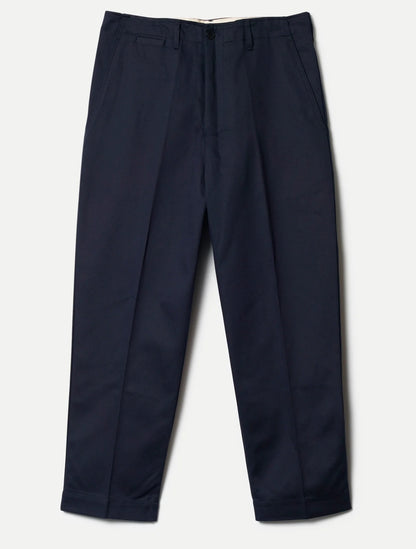 MERZ B. SCHWANEN - 1920s Cotton Twill Worker Chino - Dark Navy