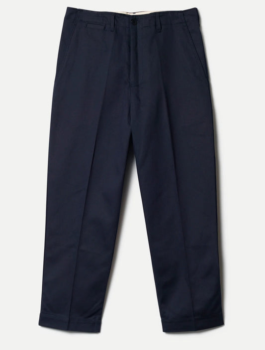 MERZ B. SCHWANEN - 1920s Cotton Twill Worker Chino - Dark Navy